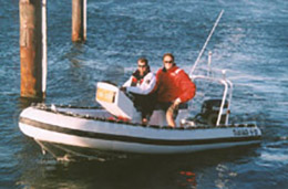 4.8m Naiad tender boat for dive charter